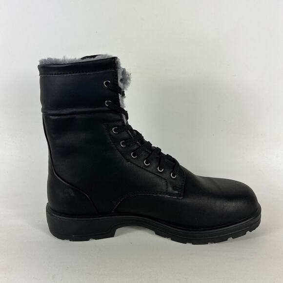 Blundstone 1465 Men\'s 9.5 Triple Black Leather Lace Up Ankle Winter Therma Boots main image 9